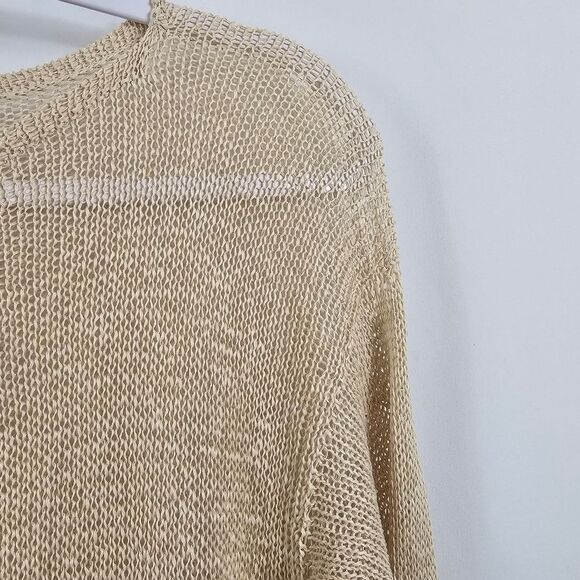 Vintage Giorgio Armani Open Knit Cardigan in Cream - Size 40 (Italian) - Picture 4 of 12